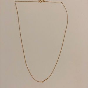 14K Gold arrow necklace